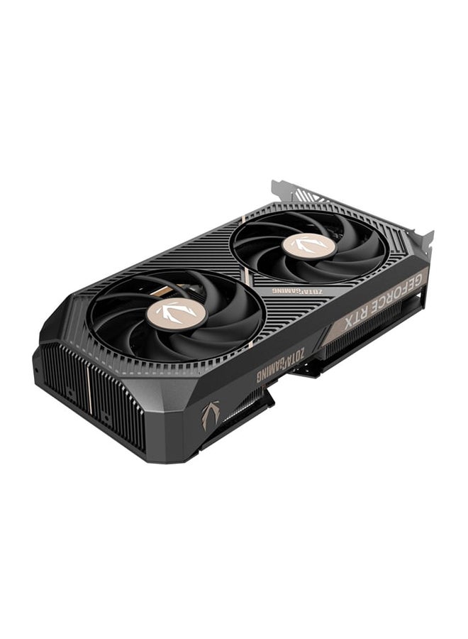 زوتاك بطاقة الرسوميات GAMING GeForce RTX 5060 AMP، 8GB GDDR7، 128-بت، 3840 نواة CUDA، سرعة ذاكرة 28 جيجابت في الثانية، تردد تعزيز 2550 ميجاهرتز، PCIe 5.0 x8، نظام تبريد IceStorm 2.0 مع مروحة شفرات، DLSS 4، تتبع الأشعة، 3x DisplayPort 2.1b + 1x HDMI 2.1b، 155W TDP، موصل طاقة 8-دبوس، تصميم مدمج مزدوج المروحة، جاهز للواقع الافتراضي، أسود | ZT-B50600F-10M - Image 5