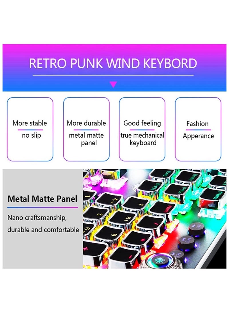 أولا لوحة مفاتيح ميكانيكية سلكية للألعاب F2088 بمفاتيح كاملة مضادة للتداخل ومقبض وسائط متعددة ومسند معصم قابل للإزالة - Image 5