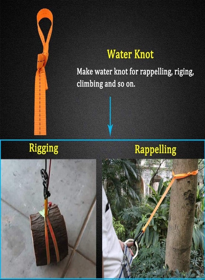 White Tech WT Tubular Webbing Sling Tape 25 mm 100% Nylon for Climbers Heavy Duty Strap for Rescue, Climbing, Harnesses, Rock Work, Firefighting Anchoring, Zipline (10 MTR) - Image 2