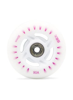 Generic Flash LED Skate Shoes Wheels 90mm and 90A With Bearing Single Piece  - Image 2