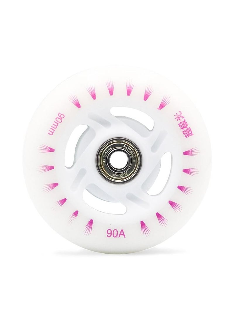 Generic - Flash LED Skate Shoes Wheels 90mm and 90A With Bearing Single Piece - Image 1