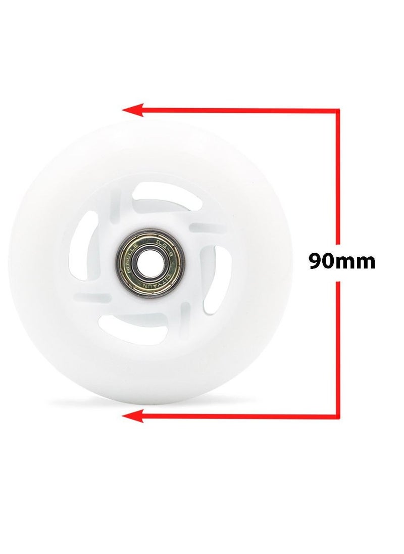 Generic - Flash LED Skate Shoes Wheels 90mm and 90A With Bearing Single Piece - Image 1