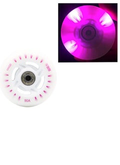 Generic Flash LED Skate Shoes Wheels 90mm and 90A With Bearing Single Piece  - Image 4
