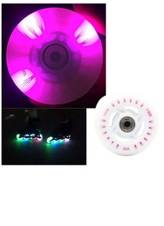 Generic Flash LED Skate Shoes Wheels 90mm and 90A With Bearing Single Piece  - Image 1