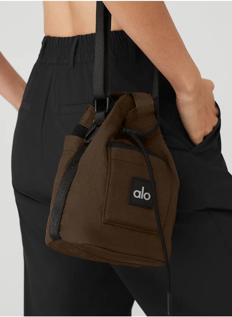 alo Cross Body Bucket Bag Espresso/Black  - Image 3