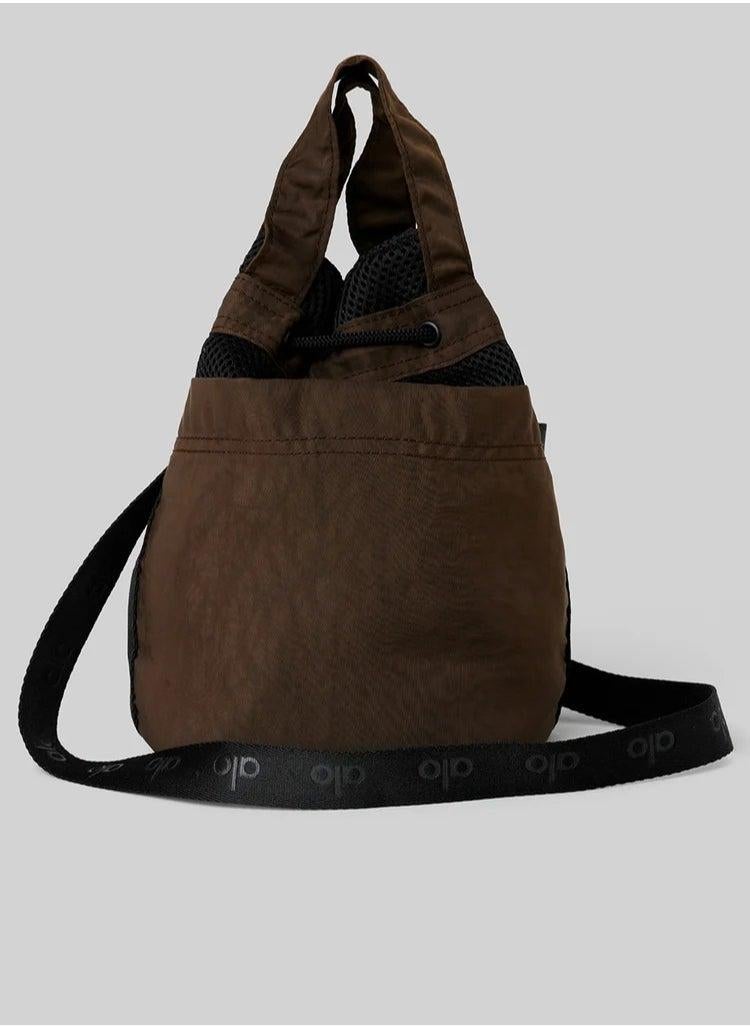 alo Cross Body Bucket Bag Espresso/Black  - Image 4