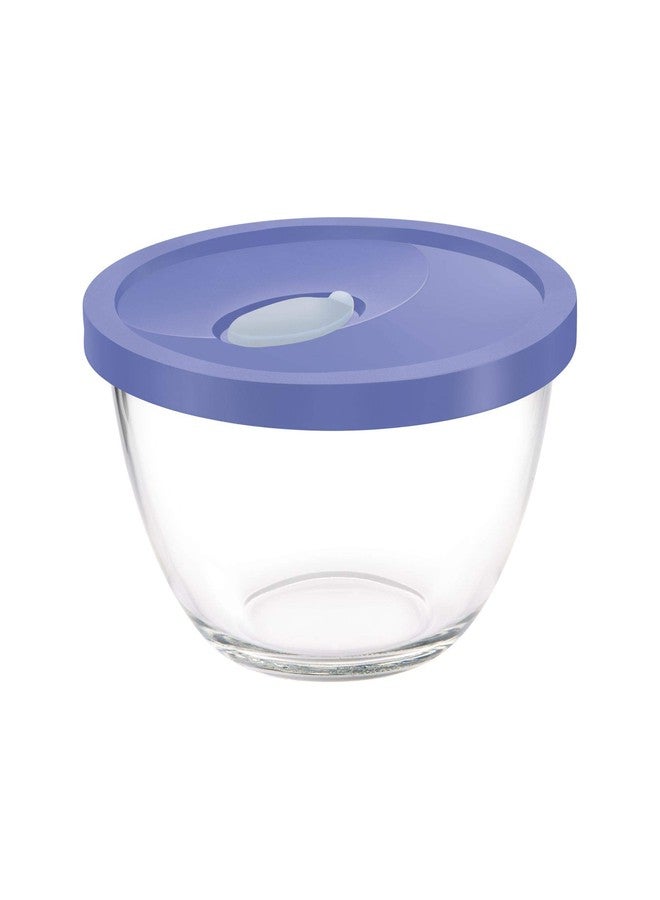 تريو وعاء خلط زجاجي من تريو باي ميلتون ٥٠٠ مع غطاء مرن، ٤٤٠ مل، قطعة واحدة، شفاف | وعاء تقديم | وجبات خفيفة | سلطة | نودلز | حبوب | وعاء مطبخ | آمن للاستخدام في الميكروويف | آمن للاستخدام في غسالة الصحون | آمن للطعام - Image 2
