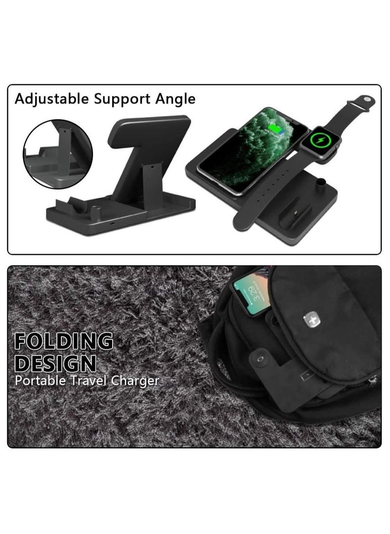 Phone Planet - 4-In-1 Wireless Charging Station with Adapter for Apple AirPods/Watch/Pencil/iPhone /Samsung - Image 1