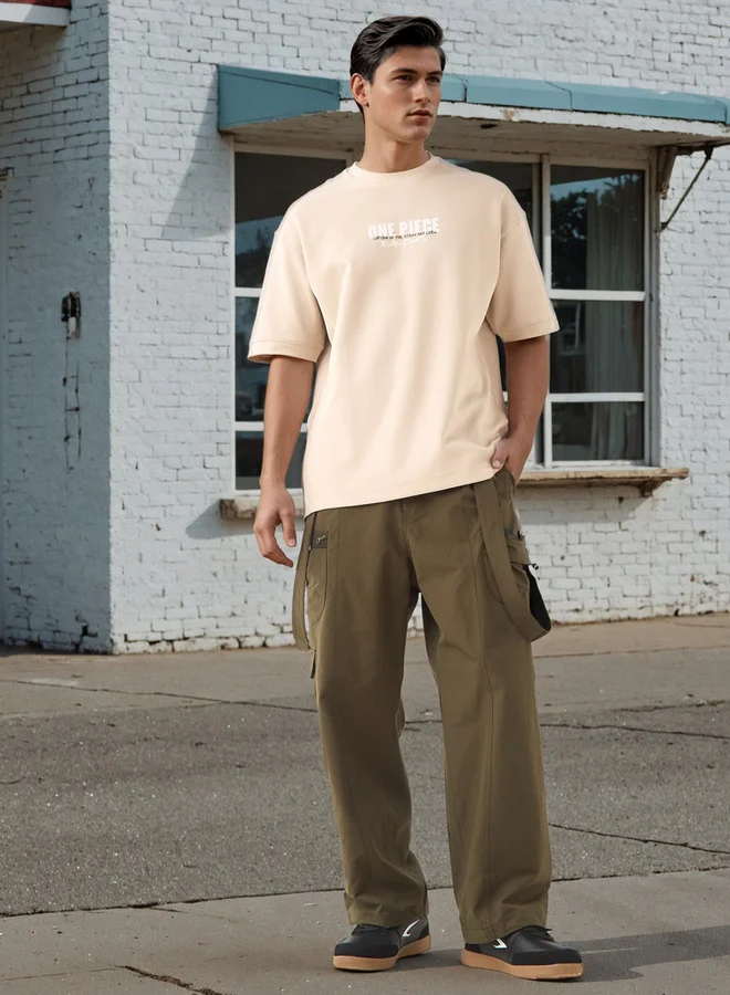 اس بي كاركترز تيشيرت بطبعة ون بيس