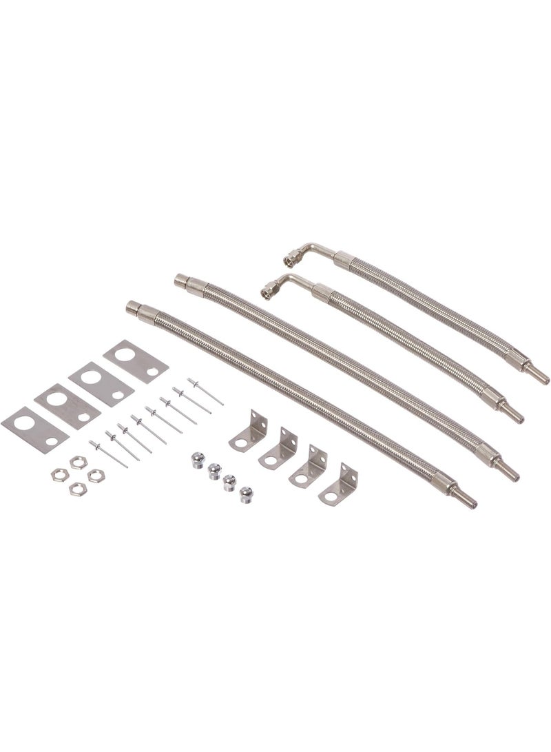 WheelMaster Wheel Masters 8001 AM4 Stainless Steel Hub Mount - 4 Hose Kit for 16"-19.5" Wheels
