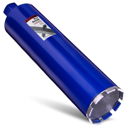 DaduoRi 4 Inch Core Drill Bit for Concrete with Rebar - 14" Depth, Wet Use Coring Bit, 1-1/4"-7 UNC, Upgraded Welded Teeth for Brick, Block, Masonry, Stucco, Alsphalt - Great for DIY & Pros (102mm) - Image 1