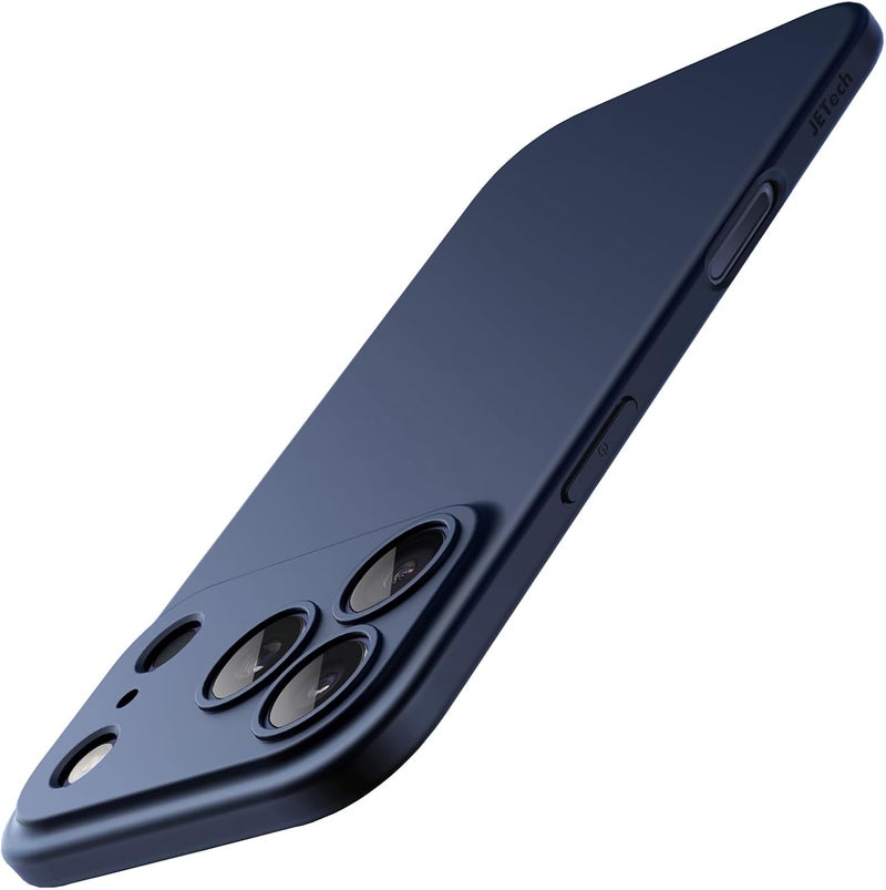 Slim Case for iPhone 17 Pro 6.3-Inch, Ultra-Thin Lightweight Minimalist Phone Cover with Camera Lens Protection, Matte Anti-Fingerprint Finish (Dark Blue) - Image 1