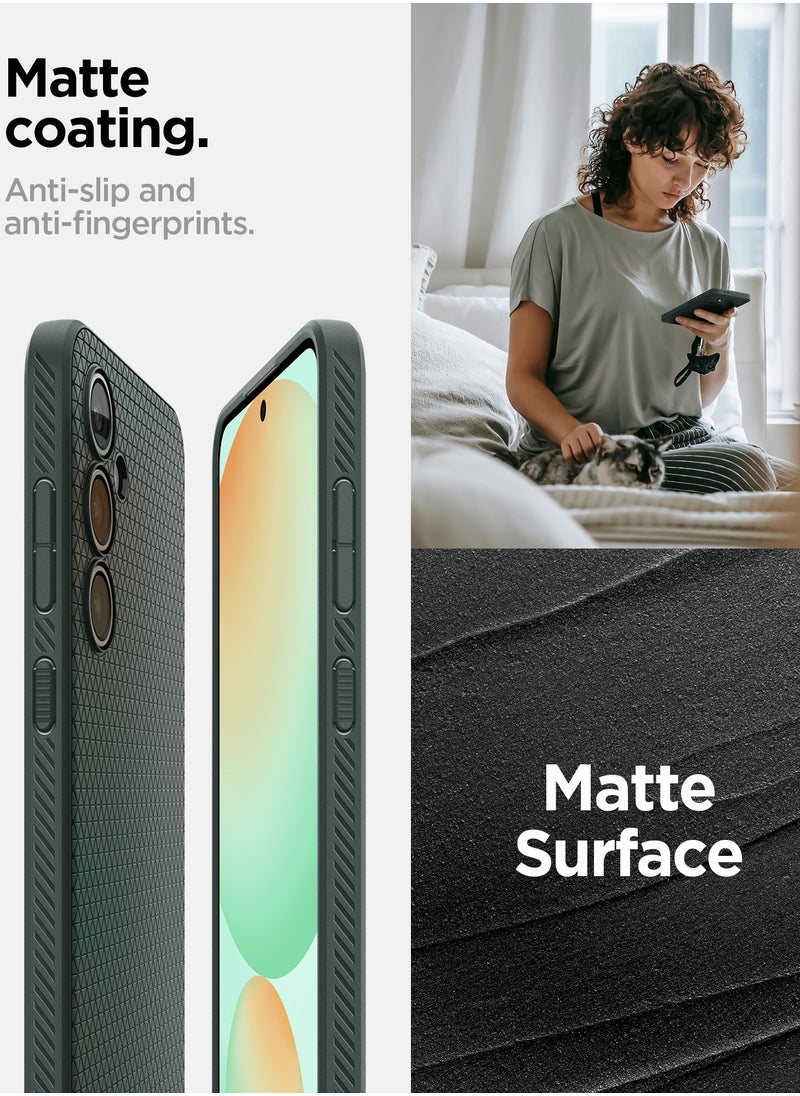 Spigen Liquid Air for Samsung Galaxy S24 FE Case Cover - Abyss Green  - Image 5
