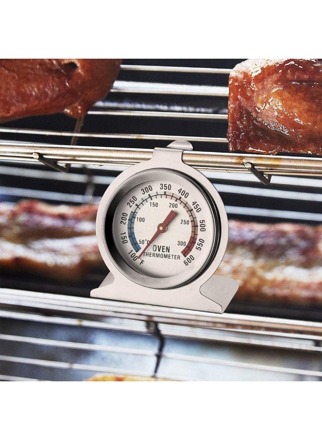 Bukela Kitchen Oven Thermometer, Pack of 2 Stainless Steel Dial Oven Thermometer Portable Food Cooking Baking Temperature 50-300℃ Measurement Range for Home Kitchen (2 Pack Oven Thermometer) - Image 5