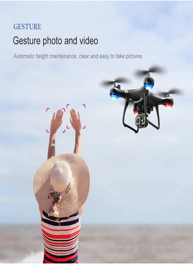 ال اس ار سي - طائرة رباعية المراوح LS608 FPV عالية الدقة، طائرة بدون طيار قابلة للطي، 4K، مزدوجة واي فاي، مروحية صغيرة، كرة كاملة - Image 1