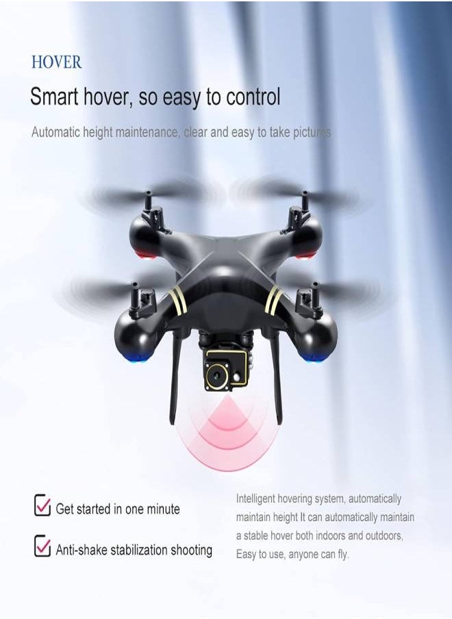 ال اس ار سي - طائرة رباعية المراوح LS608 FPV عالية الدقة، طائرة بدون طيار قابلة للطي، 4K، مزدوجة واي فاي، مروحية صغيرة، كرة كاملة - Image 1