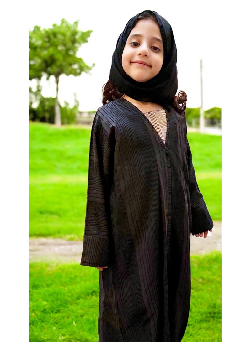 BHNS Girls' clothing, girls' abaya, children's abaya, girls' clothing, girls' gifts, little abaya, girls' clothing, children's jalabiya, girls' clothing, girls' gift, suitable for all occasions  - Image 3