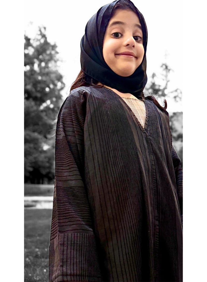 BHNS Girls' clothing, girls' abaya, children's abaya, girls' clothing, girls' gifts, little abaya, girls' clothing, children's jalabiya, girls' clothing, girls' gift, suitable for all occasions  - Image 5
