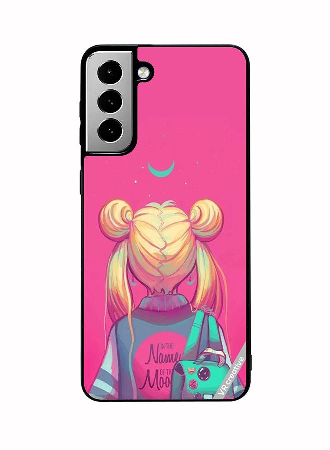 VR CREATIVE Protective Case Cover For Samsung Galaxy S21 FE 5G In The Name Of The Moon Design Multicolour - Image 1