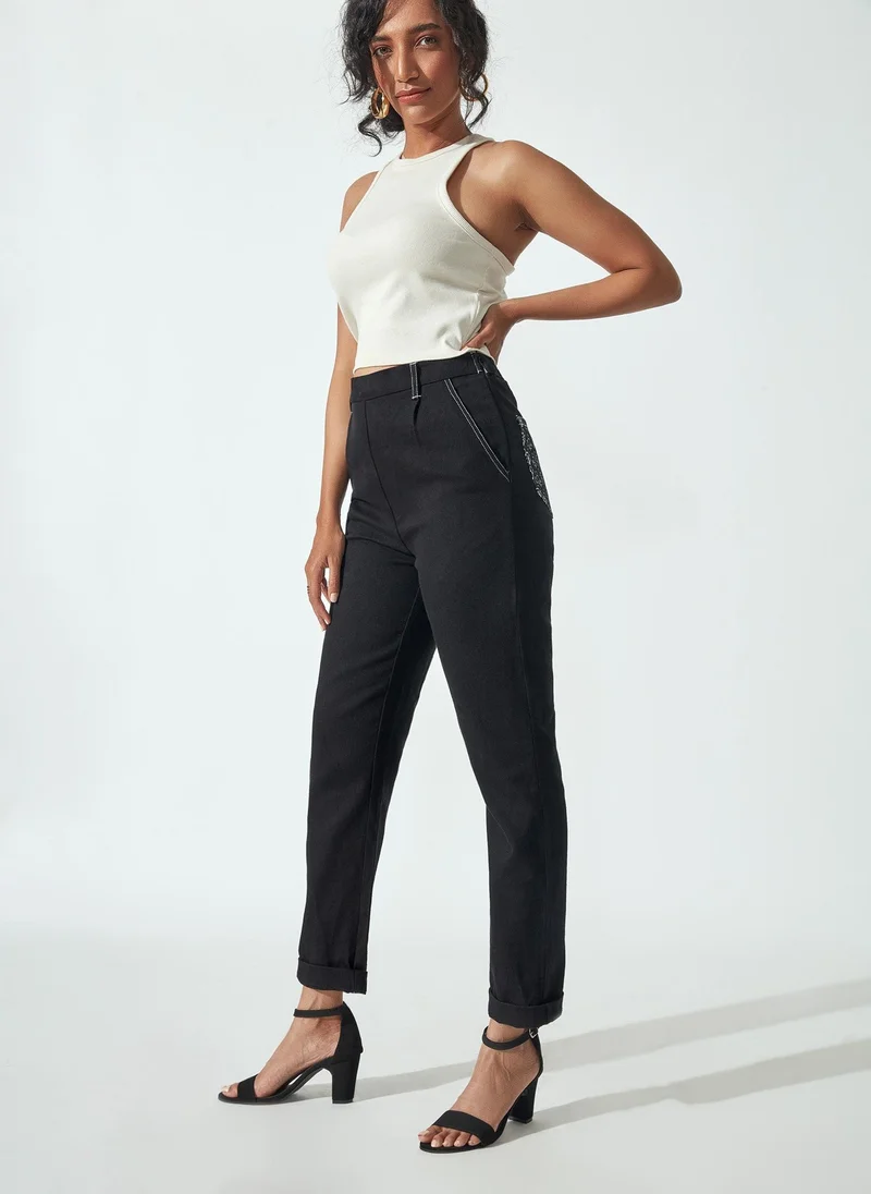 The Label Life Disney Graphic Pocket Detail Utility Pants