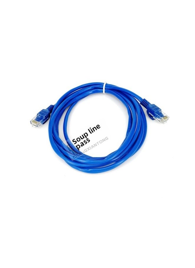 Generic Direct Five Types Of Finished Mechanism Network Cable Jumper Network Connection Line 1 Meter To 50 Meters Network Jumper-Color:Category 5e Aluminum-blue 80% Length-Line Length:10 M  - Image 4