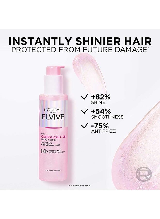 لوريال باريس سيروم لوريال باريس إلفيف جليكوليك جلوس يترك على الشعر(Leave-in) - 150 مل - Image 4