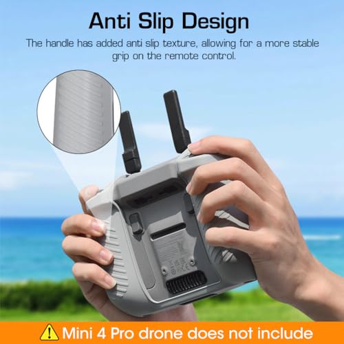 Zeitel Silicone Case for DJI Air 3 RC 2 Remote Controller, Air 3 Silicone Protective Case Cover Sleeve, Anti-Slip, Compatible with DJI Mini 4 Pro, Protects During Use, Travel, Storage - Image 4