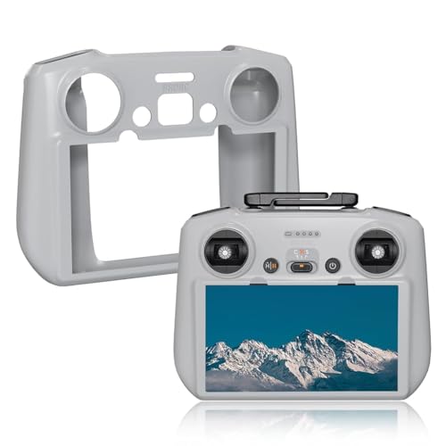 Zeitel Silicone Case for DJI Air 3 RC 2 Remote Controller, Air 3 Silicone Protective Case Cover Sleeve, Anti-Slip, Compatible with DJI Mini 4 Pro, Protects During Use, Travel, Storage - Image 1