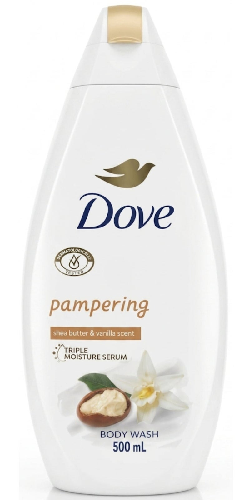 Dove Pampering Shea Butter & Vanilla Scent Body Wash 500 ML - Image 1