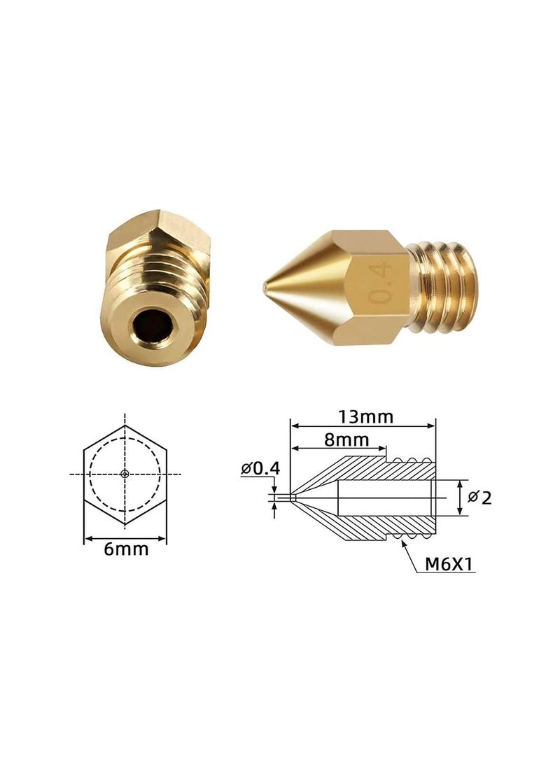 Generic - 1-Piece 3D Printer Extruder Hotend Kit,24 V Extruder Heating End Set for Ender 3/Ender 3 Pro/CR10-V2/CR10-V3 - Image 1