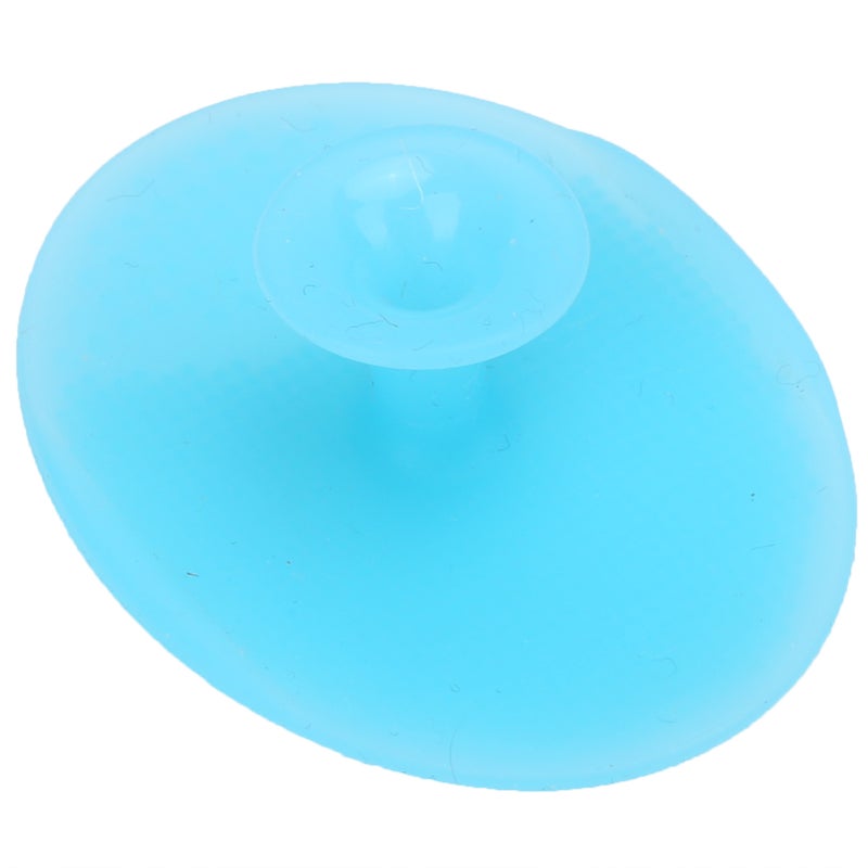 Baby Bath Silicone Brush Soft Facial Cleansing Brush Handheld Face Scrubber ExfoliatorNude Blue - Image 3