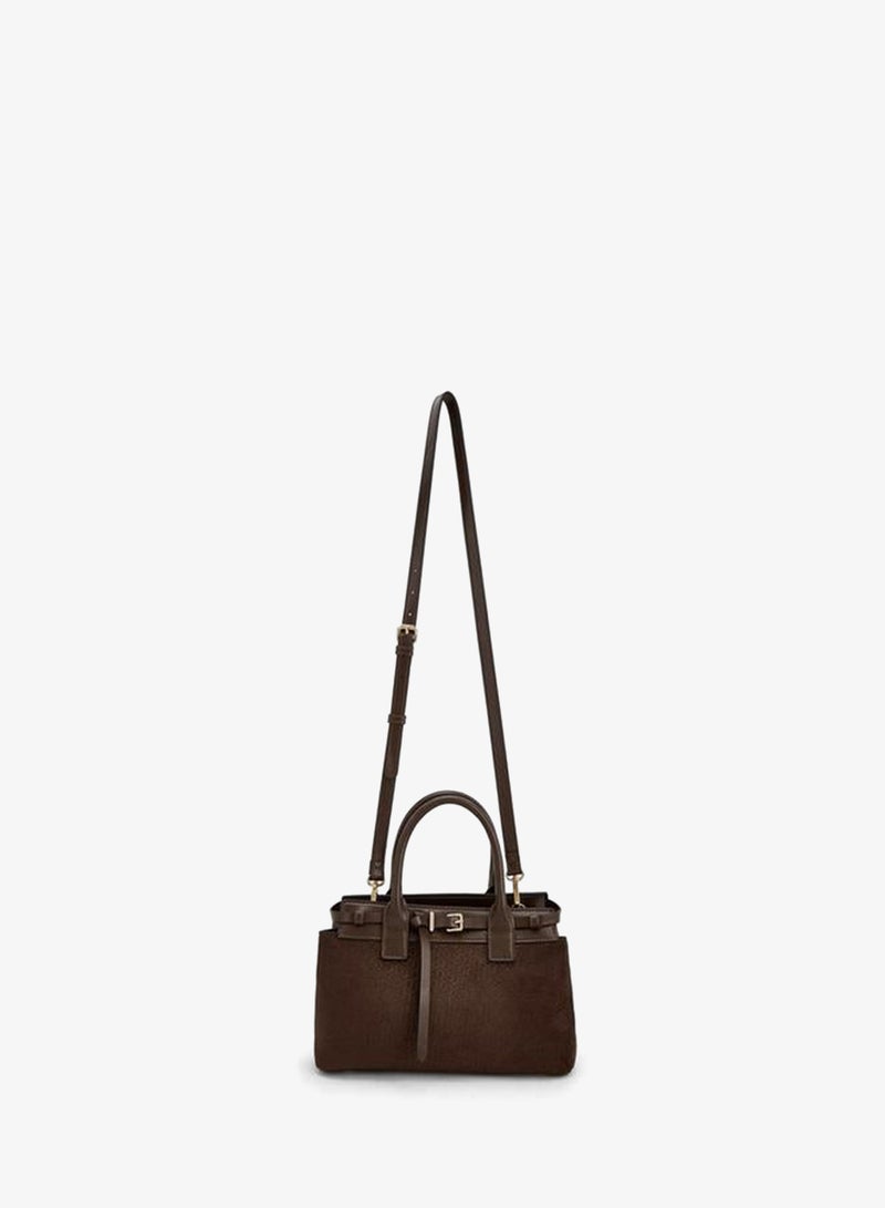 Celeste Monogram Print Tote Bag With Double Handle - Image 2