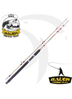 Bauer Crystal Two Piece Filled Transparent Fishing Pole 150 cm  - Image 2