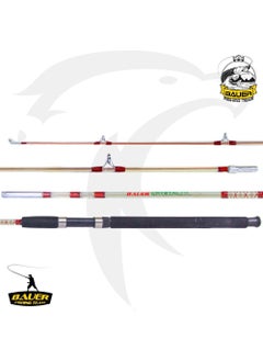 Bauer Crystal Two Piece Filled Transparent Fishing Pole 150 cm  - Image 1