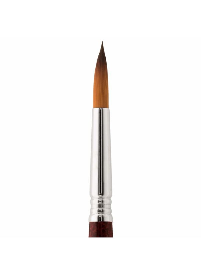 Escoda Speedball Art Products Prado Series Artist Watercolor & Acrylic Short Handle Travel Paint Brush, Size 6, Synthetic Sable - Image 2