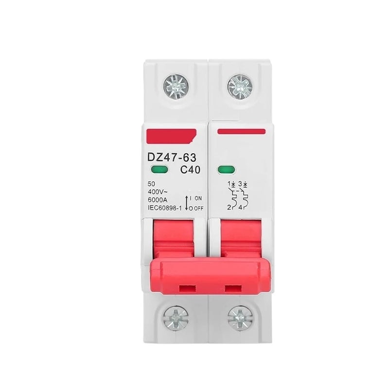 DZ47 Mini Circuit Breaker MCB C Type 1P 3A AC 230V 400V Din Rail Mount Protector - Image 1