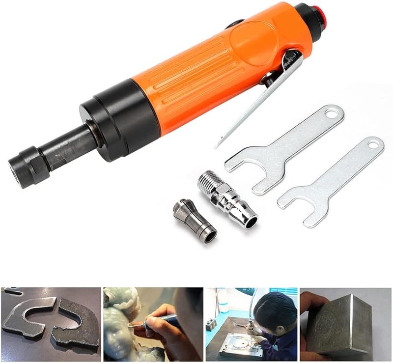 1 4 Inch Air Die Grinder with 3mm 6mm Chuck Lightweight Ergonomic Design for Mold Hardware Glass Stone - Image 5