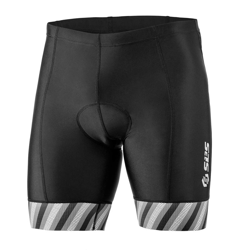 SLS3 Triathlon Shorts Mens â€“ Tri Shorts Mens â€“ 2 Pockets FRT â€“ Designed by Athletes for Racing (Storm Wave, Medium)