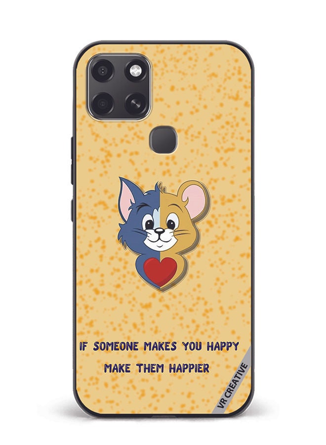 VR CREATIVE Protective Case Cover For Infinix Smart 6 Tom Jerry Design Multicolour - Image 1