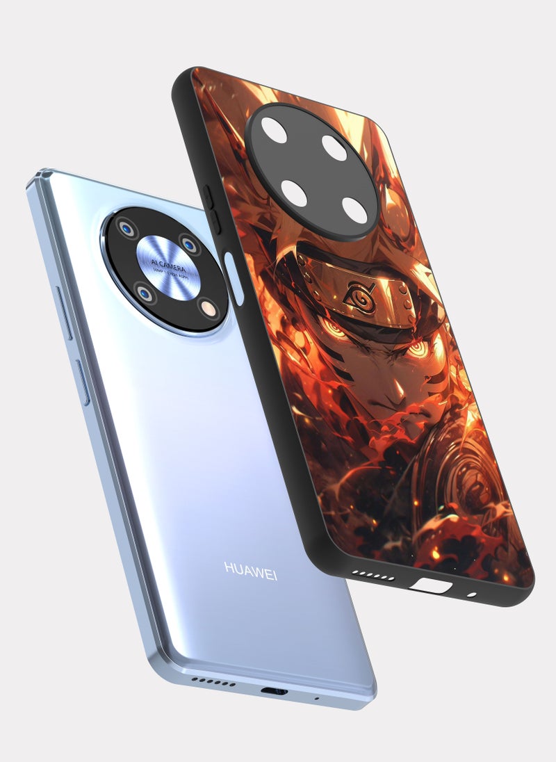 بكسلات كفر هواوي واي 90 ناروتو برتقالي احمر - Image 2