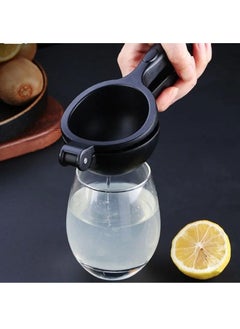 Happy Home Orange Lemon Juicer Made of Zinc Alloy Metal Professional Strong Durable Stainless Steel Juicer for Kitchen and Restaurant - Black  - Image 3
