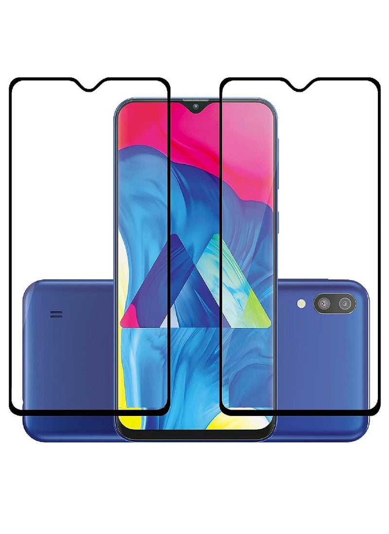 Super 2 Pieces Tempered Glass Screen Protector 5D Designed For Samsung Galaxy M10 Full Glue Edge to Edge Full Screen Coverage And Bubble Free - Image 1