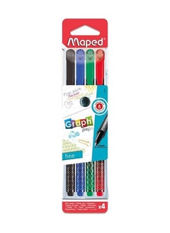 Maped 4-Piece Fineliner Pen Multicolour  - Image 2