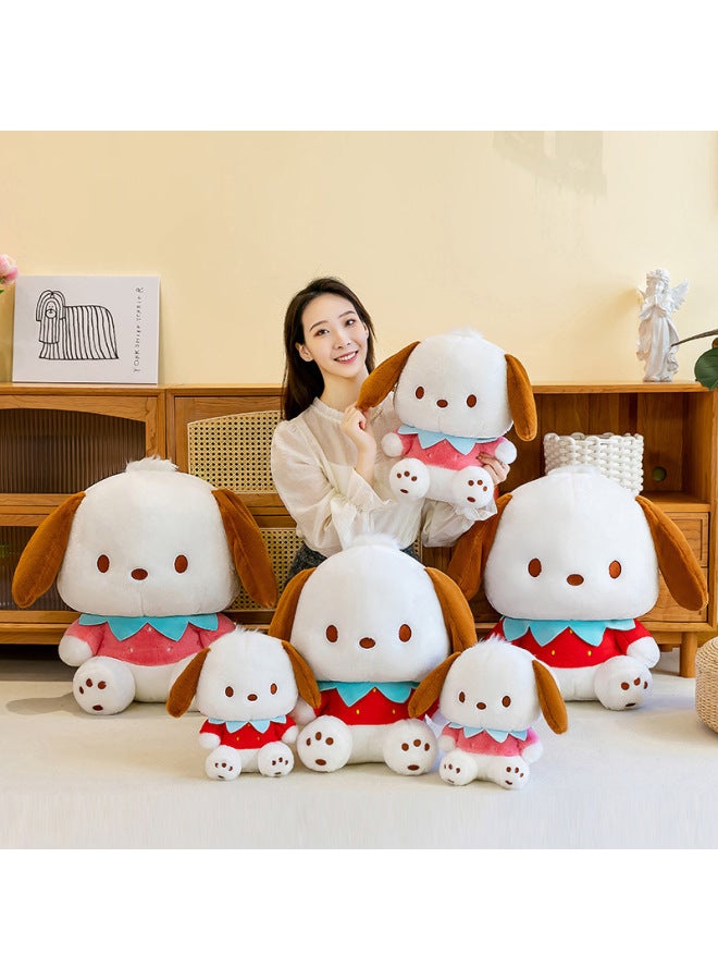 Plush Toy Strawberry Parchapa Dog Doll Girl Pillow Cartoon Gift Grasp Machine Birthday Gift For Girlfriend Buwa-Color:Pink-Height:40cm【0.5kg】 - Image 2