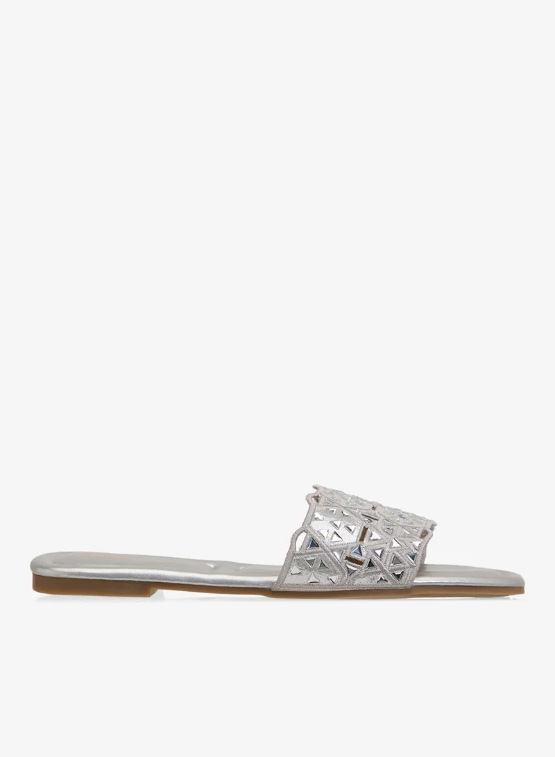 Diamante Flat Sandal