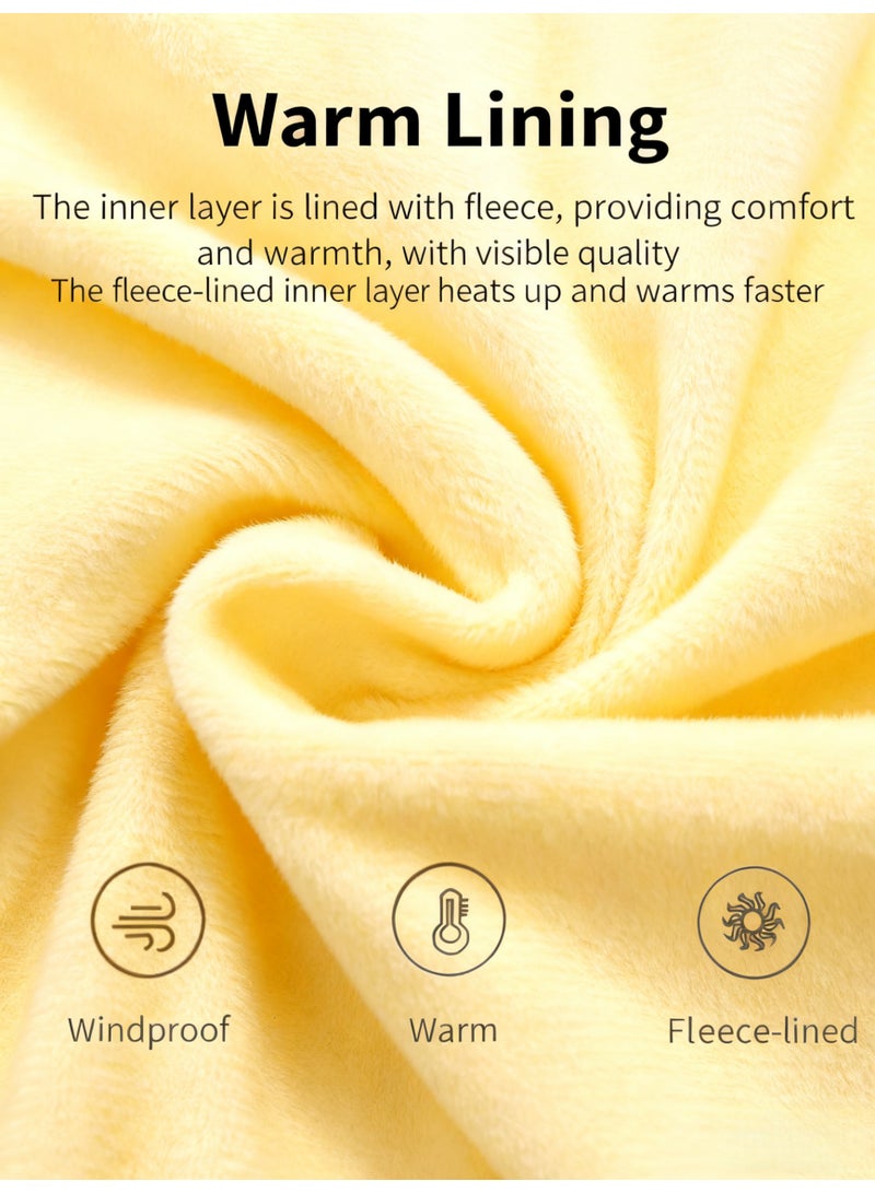 REOCLE Kid's Winter Coat with Bird Design and Thickened Warmth Boy Girl Padded Jacket with Plush Trim for Cold Weather Wear - Image 5