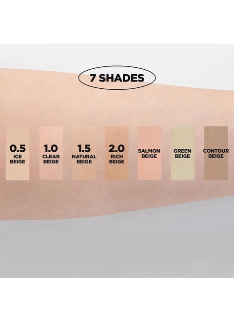Cover Perfection Concealer Pencil - Non Comedogenic Spot Eraser - Conceal Blemish,Aging Spot,Acne&Freckle - Multi-Use Under Eye Concealer For Dark Circle,2G (1.0 Clear Beige)