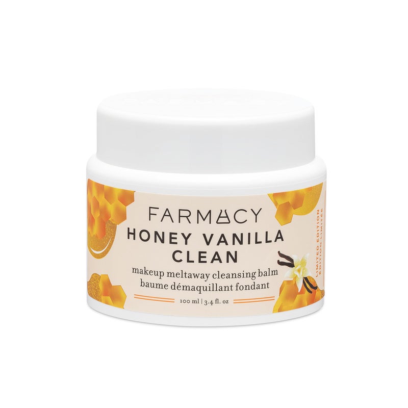 Farmacy Makeup Remover Cleansing Balm - Honey Vanilla Waterproof Makeup Remover Balm + Oil Cleanser for Face - Gently Melts Make Up + SPF - Hydrates + Softens Skin with Honey + Papaya (100ml) - Image 1
