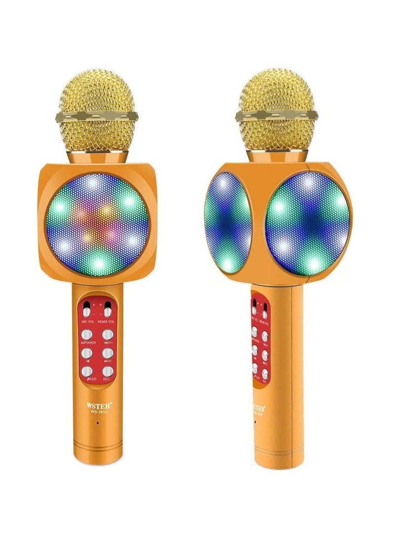Captaintech Wireless Bluetooth Karaoke Microphone 3 In 1 Portable Handheld Karaoke Microphone Speaker Machine Family Party Birthday Suitable For All Smartphones - Image 3