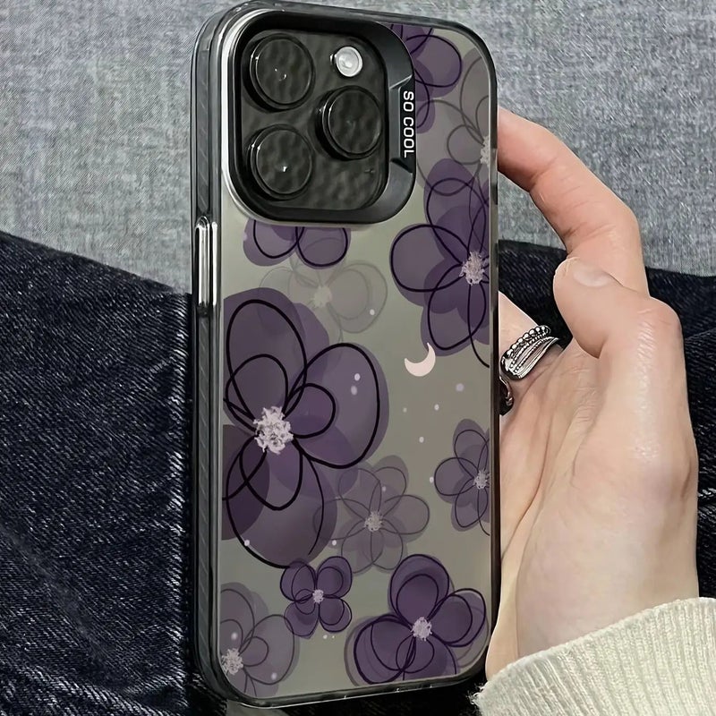 Phone Case Compatible with iPhone 17 16 15 14 13 12 11 Pro Max Plus XS XR X 8 7 SE 2020 Black - Image 1